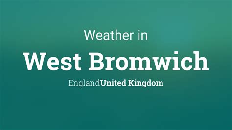 west bromwich weather